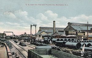 Postcard of U.S. Pipe and Cast Iron. Credit: Herman Costello Collection