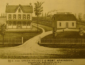 Robert Atkinson started a nursery business in Edgewater Park